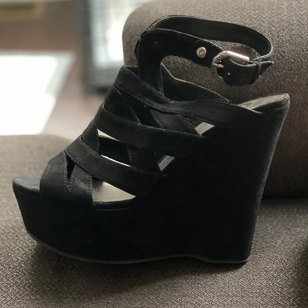 G by Guess Strappy Wedges